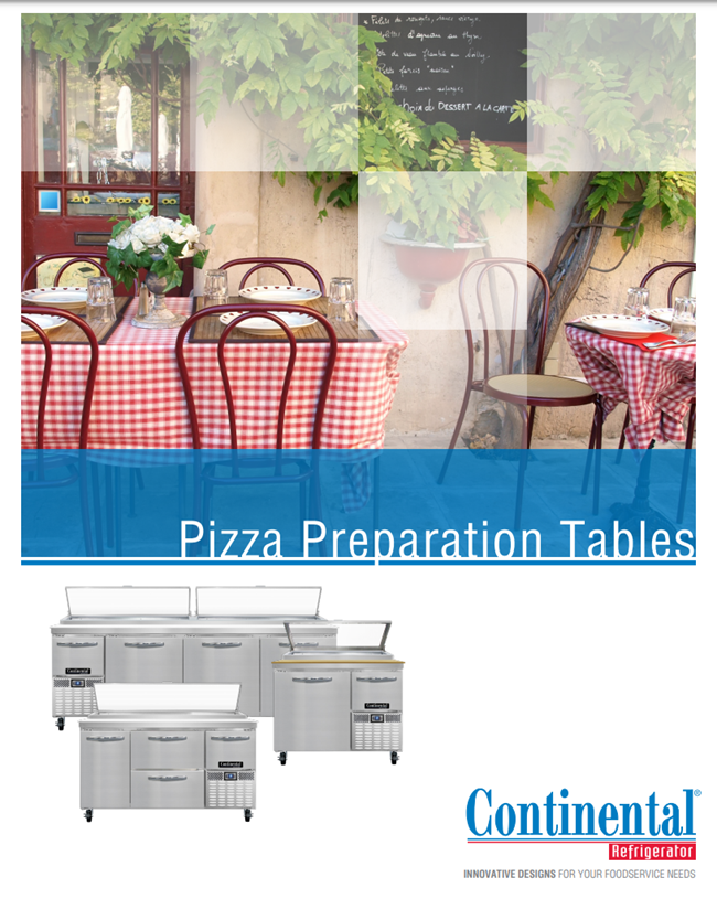 Continental Pizza Table