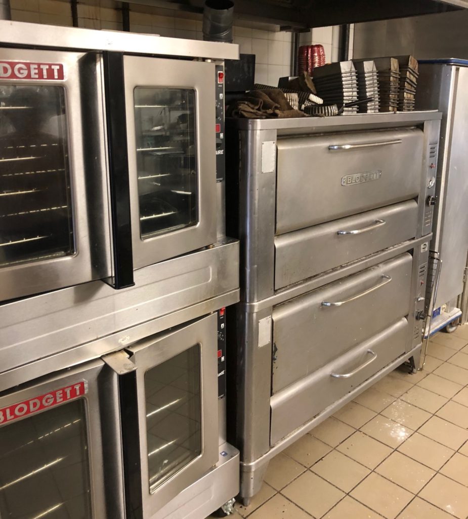 Blodgett ovens in kitchen