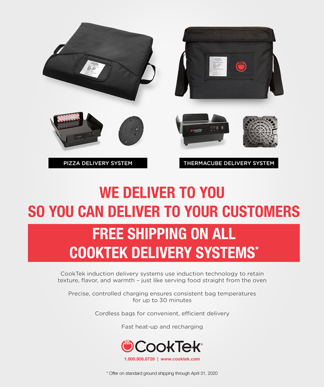 CookTek Delivery bags
