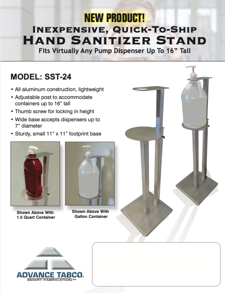 sanitizer stand