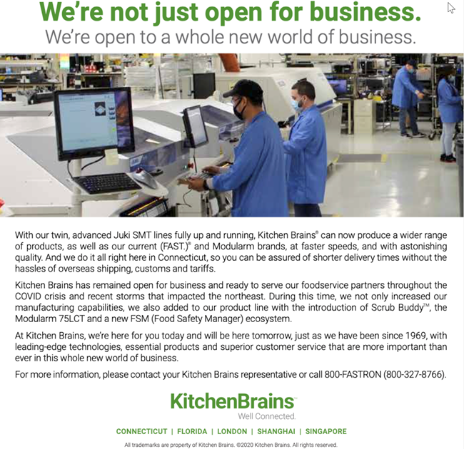 Kitchen Brains Open For Business